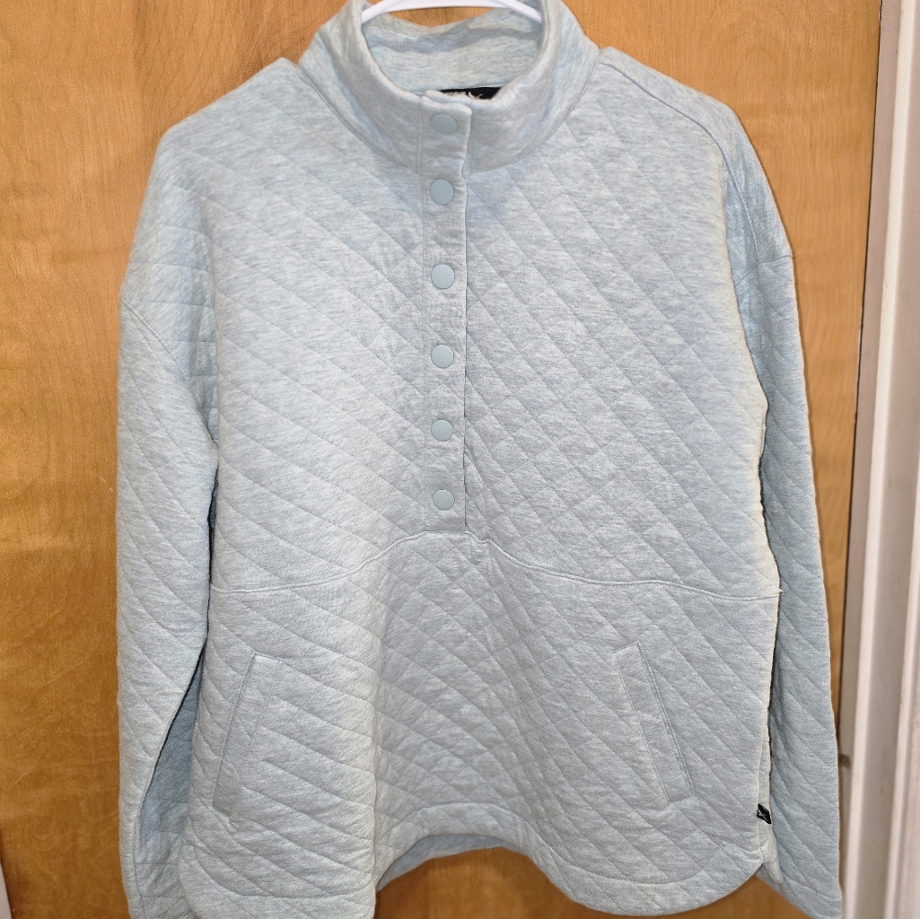 Eddie Bauer Light Blue Quilted Jacket